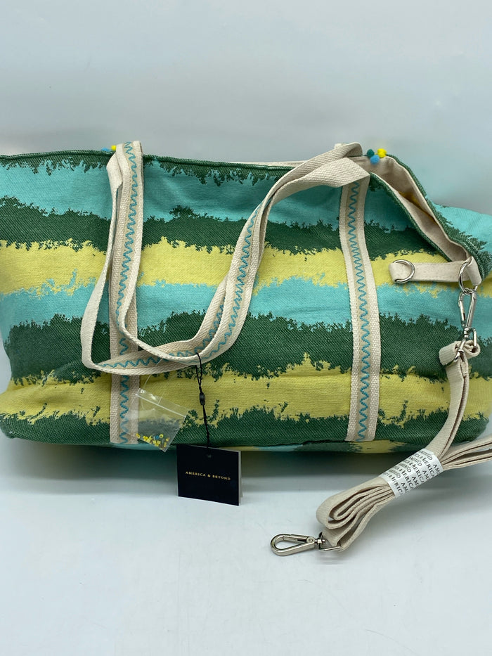 TOTE BEADED RISING PHOENIX