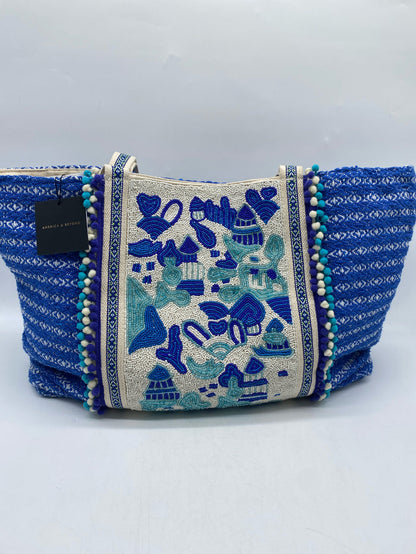 TOTE SILVER LAKE BLUE EMBELLISHED