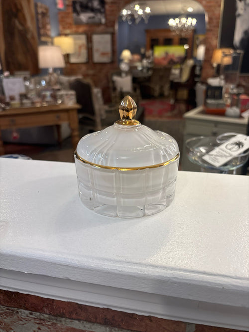 TRINKET DISH W/LID