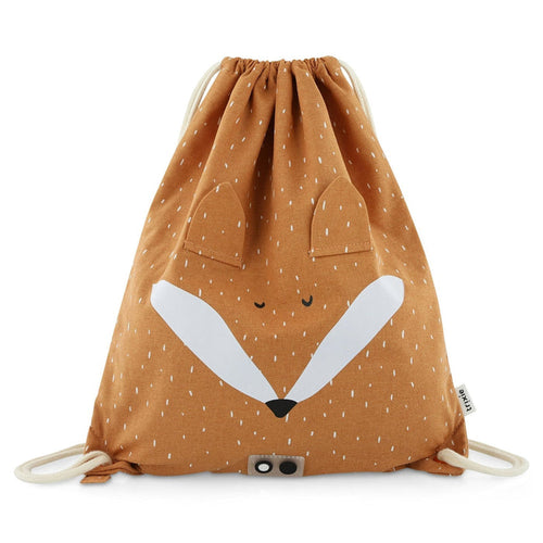 Trixie Drawstring Library/Swim Bag - Mr. Fox