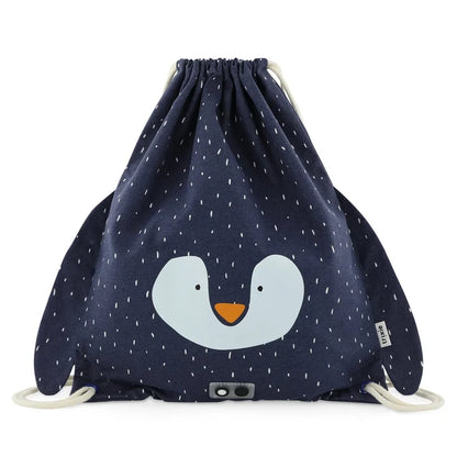 Trixie Drawstring Library/Swim Bag
 - Mr. Penguin