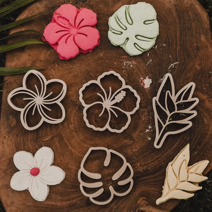 Tropical Flower Playdough/Sensory Play Eco Cutter™ Set