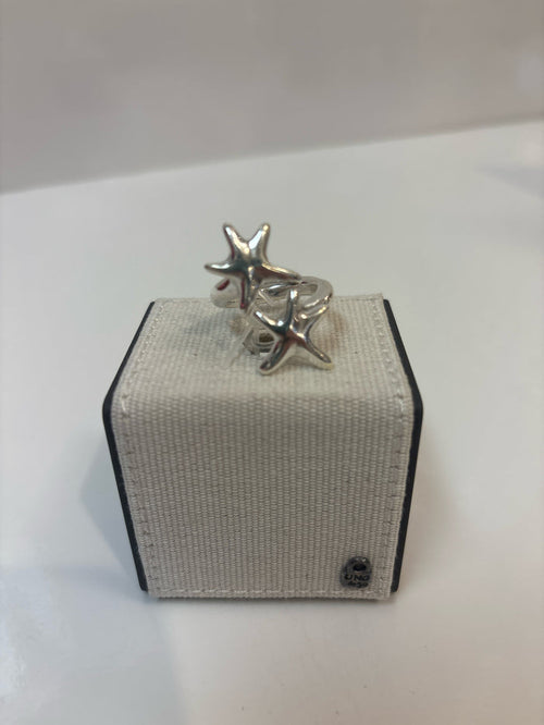 UNO DE 50 STAR BORN RING SILVER SIZE 7.50