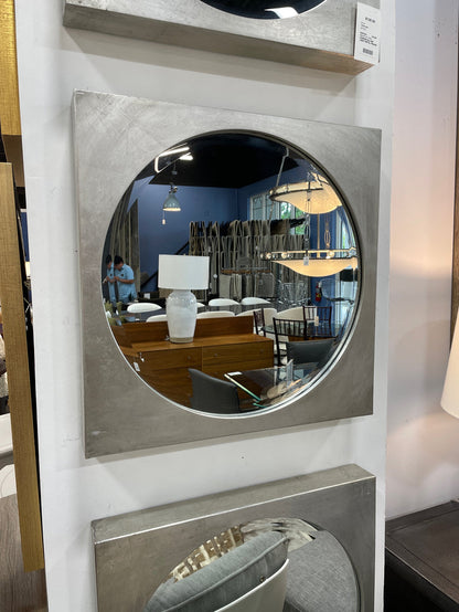 UTTERMOST MIRROR SILVER LEAF METAL FRAME