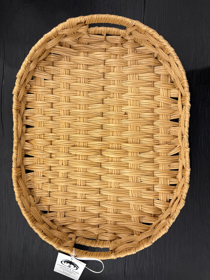 WOVEN TRAY - NATURAL